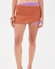 Oseree Oseree Double Miniskirt Orange Lilac - 2