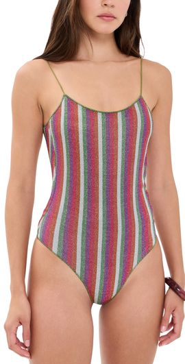 Oseree Oseree Lolita Maillot One Piece Rose Multicolor