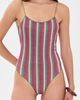Oseree Oseree Lolita Maillot One Piece Rose Multicolor - 5