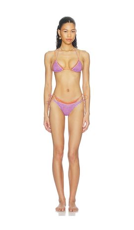 Oseree Oseree Lumiere Double Microkini Bikini Set
