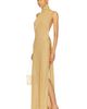 Oseree Oseree Lumiere Ring Turtleneck Dress - 1