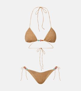 Oseree OsÃ©ree LumiÃ¨re beaded bikini
