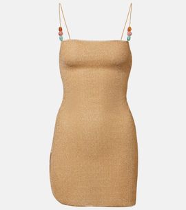 Oseree OsÃ©ree LumiÃ¨re beaded minidress