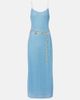 Oseree Oséree Lumière belted maxi dress - 1