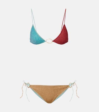 Oseree OsÃ©ree LumiÃ¨re colorblocked bikini