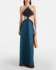 Oseree Oséree Lumière cutout halterneck maxi dress - 2