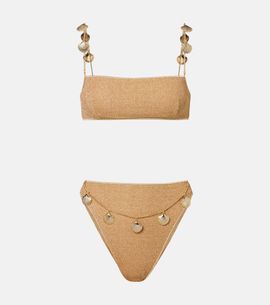 Oseree Oséree Lumière embellished bikini