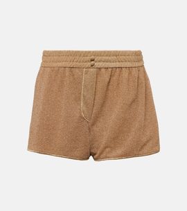 Oseree OsÃ©ree LumiÃ¨re lamÃ© shorts