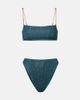 Oseree Oséree Lumière O Chain lamé bikini - 1
