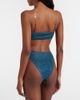 Oseree Oséree Lumière O Chain lamé bikini - 3