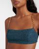 Oseree Oséree Lumière O Chain lamé bikini - 4