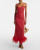 Oseree Oséree Lumière Plumage maxi dress - 2