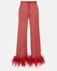 Oseree Oséree Lumière Plumage wide-leg pants - 1
