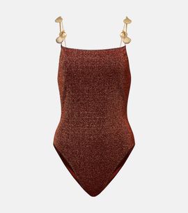 Oseree Oséree Lumière Shells embellished swimsuit