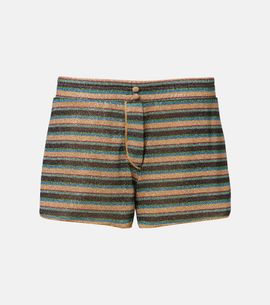 Oseree Oséree Lumière striped shorts