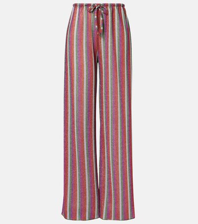 Oseree OsÃ©ree LumiÃ¨re striped wide-leg pants
