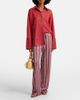 Oseree OsÃ©ree LumiÃ¨re striped wide-leg pants - 2