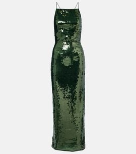 Oseree Oséree Marylin sequined maxi dress