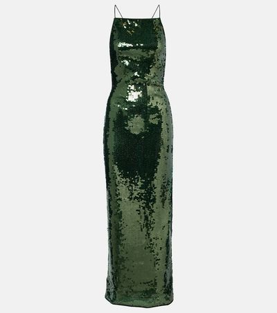Oseree Oséree Marylin sequined maxi dress