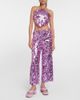 Oseree Oséree Sequined halterneck crop top - 2