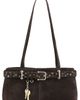 OSOI OSOI Shoulder Brocle Bag Suede Mocha Eyelets One - 1