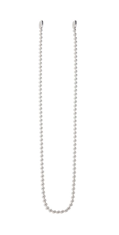 Ossa Ossa Ballchain Crossbody Phone Strap Rhodium One