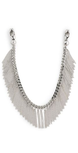 Ossa Ossa Fringe Wristlet Rhodium One