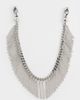Ossa Ossa Fringe Wristlet Rhodium One - 3