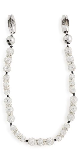 Ossa Ossa Luster Pave Wristlet Diamond White One