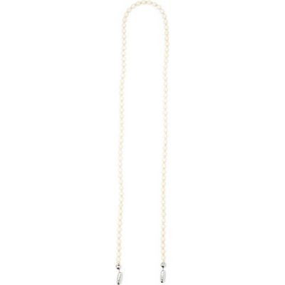 ossa ossa Wood Beaded Crossbody Strap
