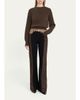 Ossou Jane Colorblocked Straight-Leg Jeans - 2