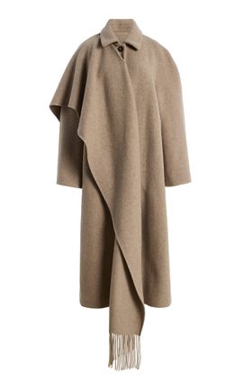 Ossou Ossou Canyon Draped WoolBlend Coat