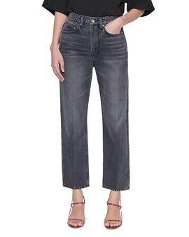 Ossou Ossou Drfit Straight Leg Jeans in Storm Wash