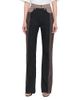 Ossou Ossou Jane Bootcut Slit Hem Cotton Jeans in Dusk/Sorrel/Rye Wash - 1