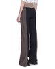 Ossou Ossou Jane Bootcut Slit Hem Cotton Jeans in Dusk/Sorrel/Rye Wash - 2