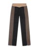 Ossou Ossou Jane Bootcut Slit Hem Cotton Jeans in Dusk/Sorrel/Rye Wash - 5