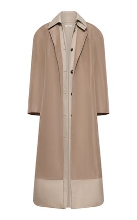 Ossou Ossou Marenne Combo Bubble Trench Coat
