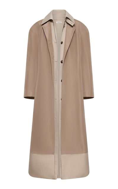 Ossou Ossou Marenne Combo Bubble Trench Coat