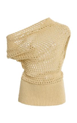 Ossou Ossou Reid Crocheted CottonBlend Top