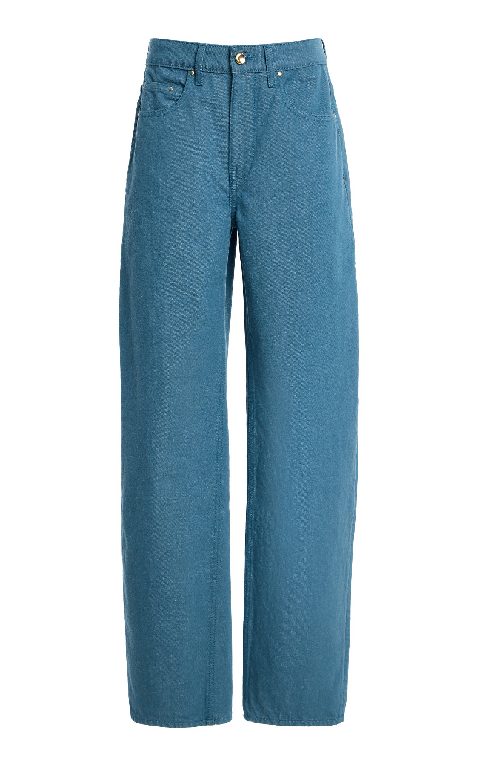 Ossou Ossou Rider Rigid MidRise WideLeg Jeans