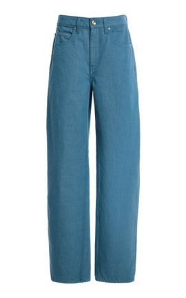 Ossou Ossou Rider Rigid MidRise WideLeg Jeans