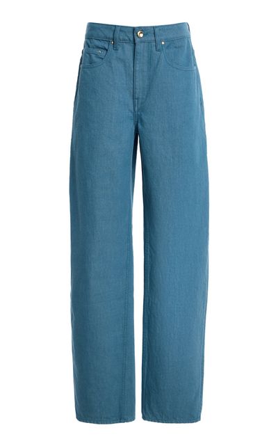 Ossou Ossou Rider Rigid MidRise WideLeg Jeans