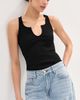 Ossou Ossou Sierra Tank Top Black - 2