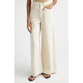 OSSOU OSSOU Slick High Waist Wide Leg Jeans