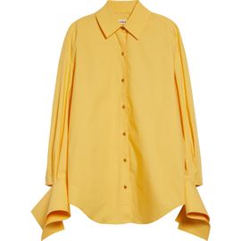 OSSOU OSSOU Wren Cotton Poplin Button-Up Shirt