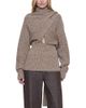 Ossou Ossou Wright Draped Scarf Sweater - 1