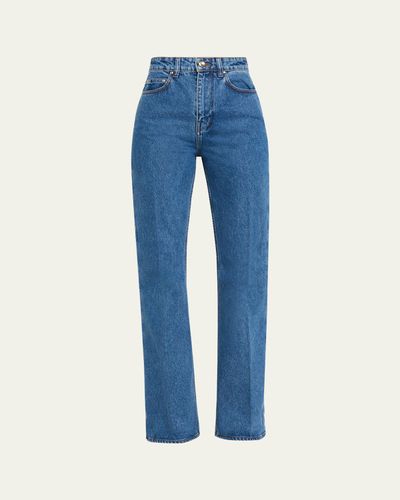 Ossou Spur High-Rise Straight Jeans