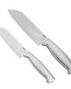 OSTER OSTER Baldwyn 2 Piece Stainles Steel Santoku Knife Set - 1