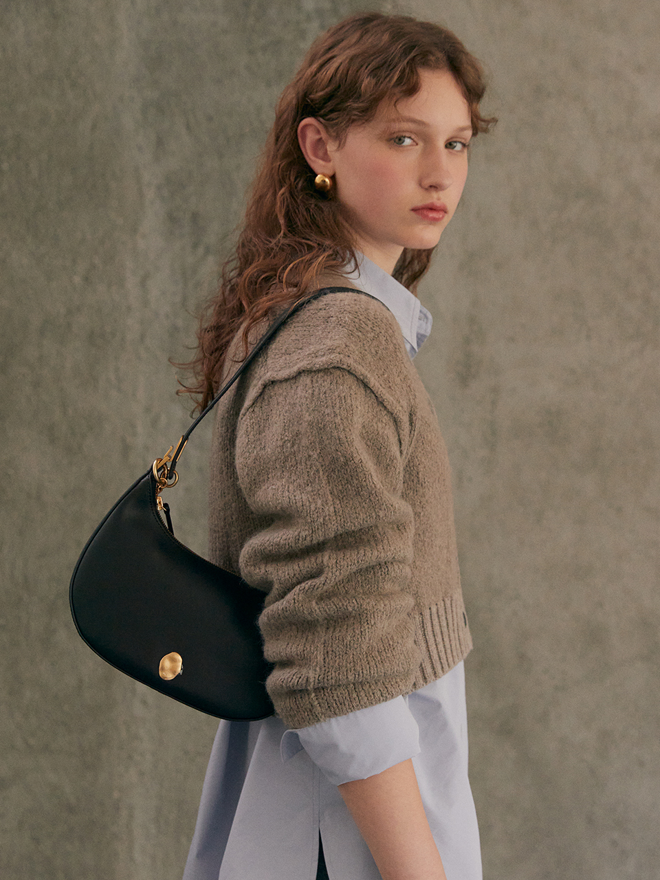 OSTKAKA Knot Mini Hobo Bag_4Colors