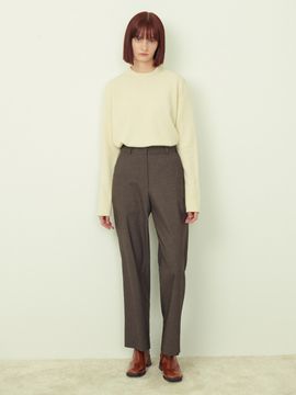 OSTKAKA Nova Straight Pants (Deep Taupe)
